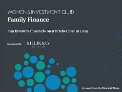 Women's Investing Club: Family Finance 8 October 2020